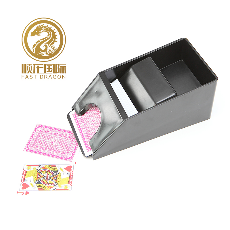 DRA-GB8018    2 Deck Poker Card Dealer Shoe, Poker Dealer Poker Card Shoe for Gambling Game 