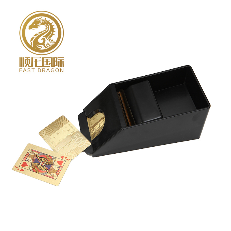 DRA-GB8018    2 Deck Poker Card Dealer Shoe, Poker Dealer Poker Card Shoe for Gambling Game 