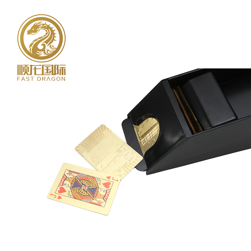 DRA-GB8018    2 Deck Poker Card Dealer Shoe, Poker Dealer Poker Card Shoe for Gambling Game 