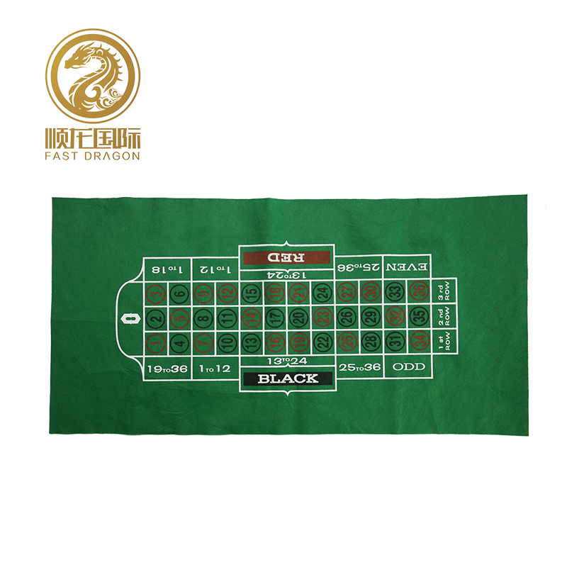 DRA-GB7038  Game Mat Felt Poker Table Mat Gambling Casino 