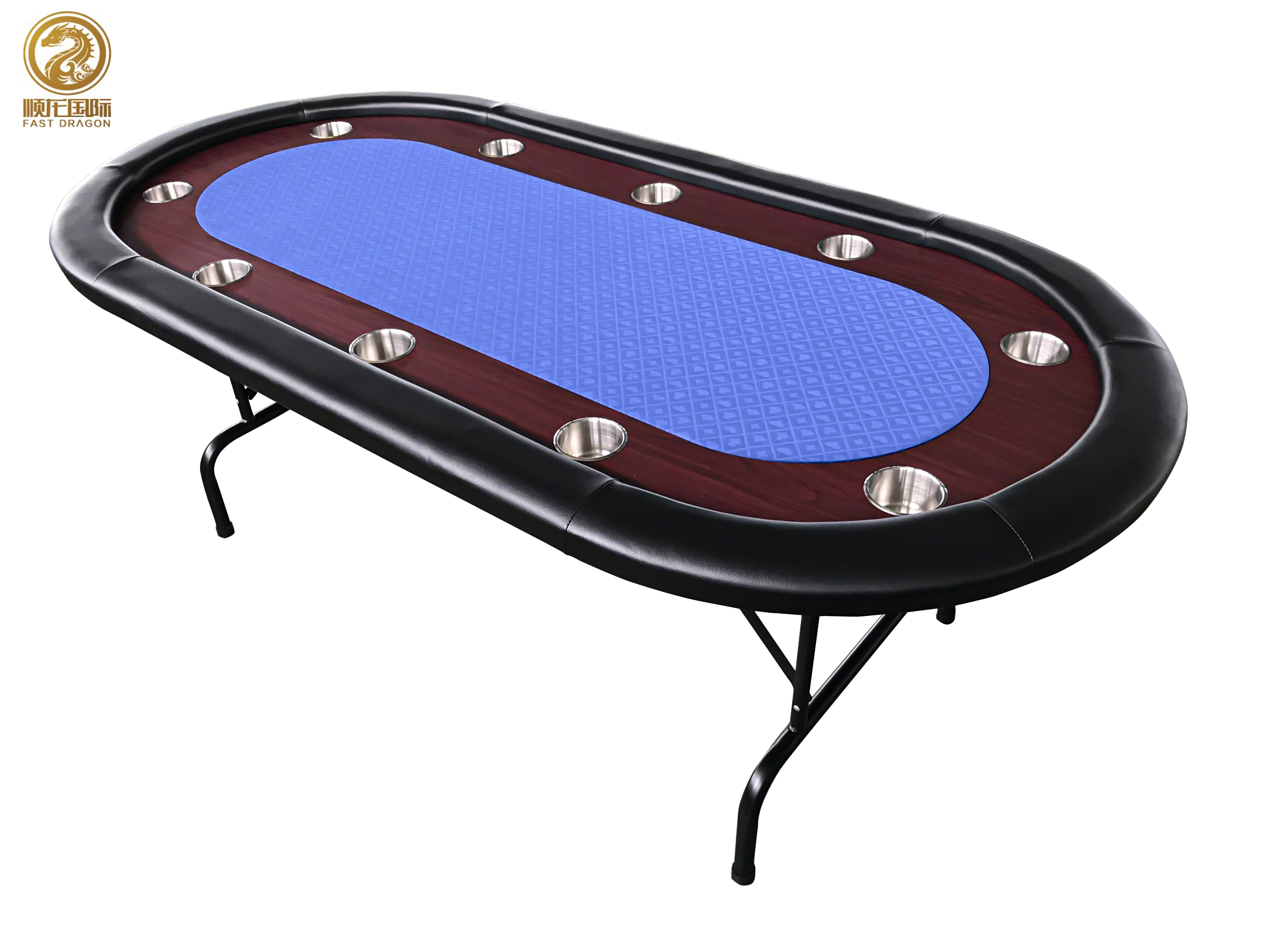 DRA-GB3051 Customized Texas Holdem Poker Table Casino Gambling Playing Cards Texas Poker Table 