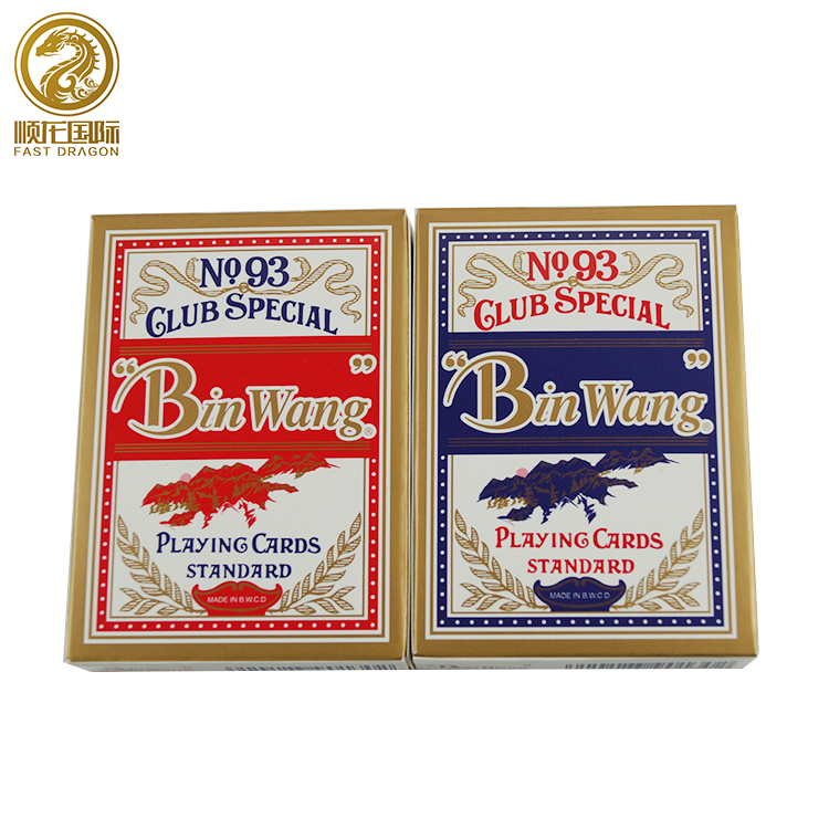 DRA-GBP1019 Poker Playing Cards Standard Color Casino Table Games